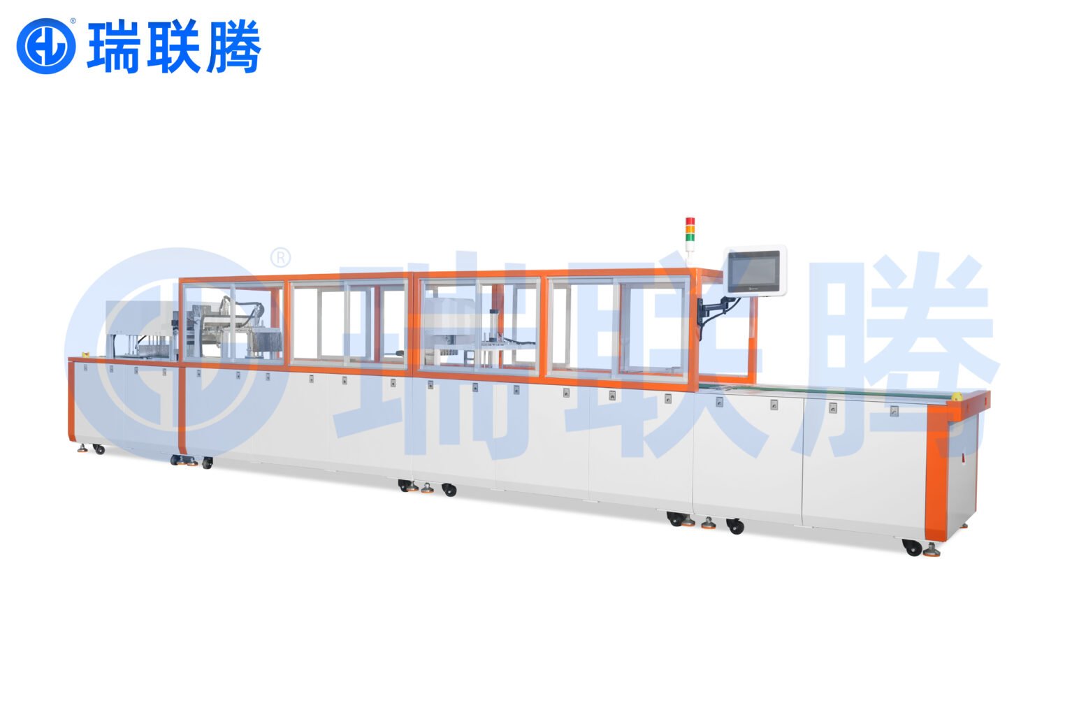 瑞联腾长型服装折叠机生产线 全自动服装折叠流水线